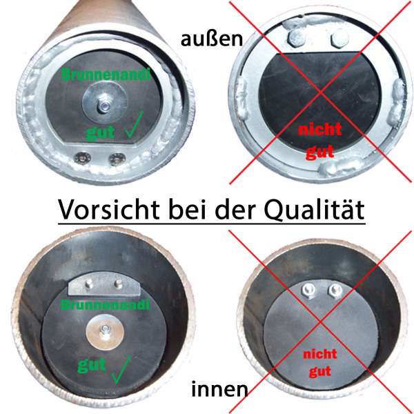 Dichtung mit Zubehör für 90 mm Kiespumpe / Kiesbüchse